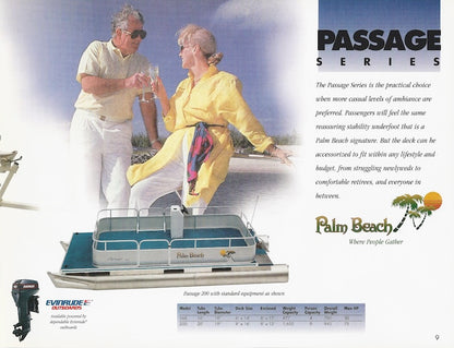 Palm Beach 1990s Pontoon Brochure