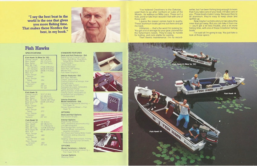 Crestliner 1982 Brochure