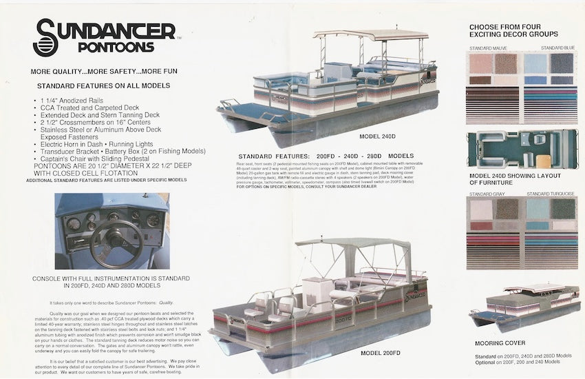 Sundancer 1989 Brochure