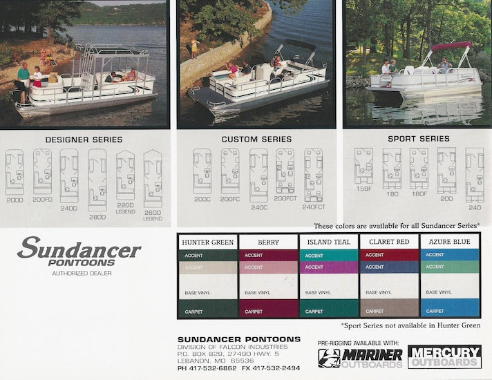 Sundancer 1998 Brochure