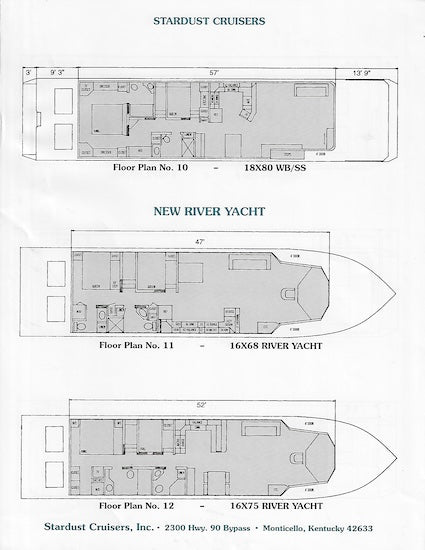 Stardust Cruisers Specification Brochure