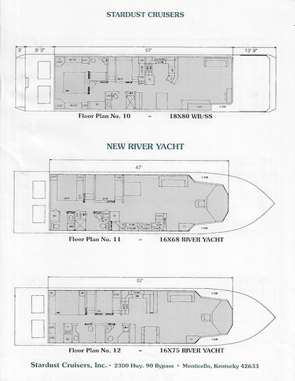 Stardust Cruisers Specification Brochure