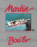 Marlin 1980s Sport Boats Poster Brochure