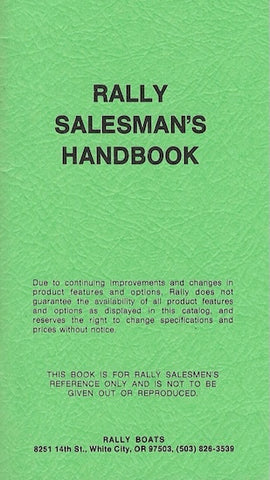 Marlin 1980s Rally Dealer Factbook