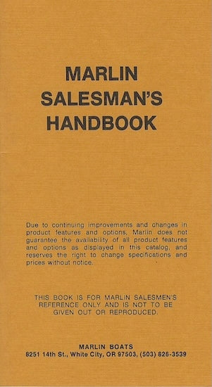 Marlin 1980s Dealer Factbook