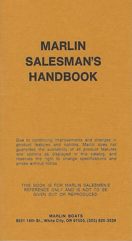 Marlin 1980s Dealer Factbook