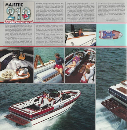 Regal 1986 Brochure