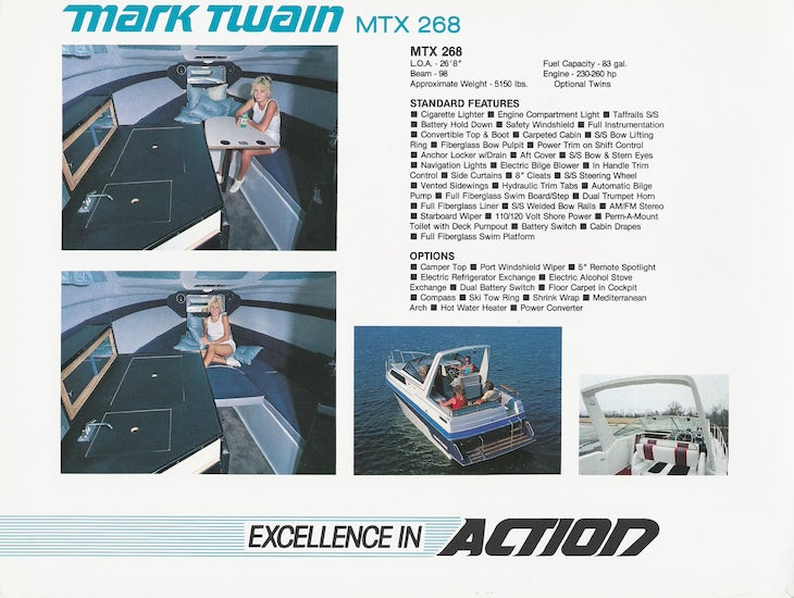 Mark Twain 1989 Brochure