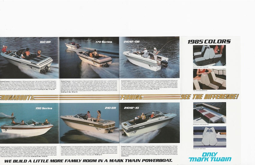 Mark Twain 1985 Mini Brochure