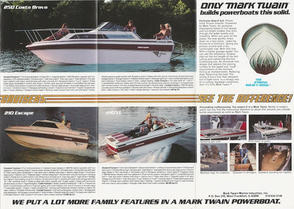Mark Twain 1985 Mini Brochure