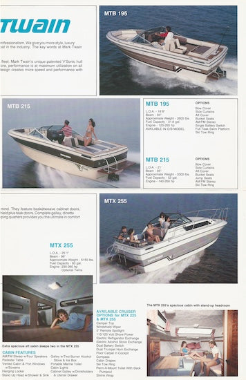 Mark Twain 1987 Brochure