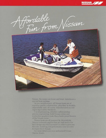 Nissan Bowrider EM370N70BR Brochure