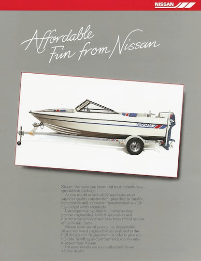 Nissan Bowrider PB170V90BR Brochure