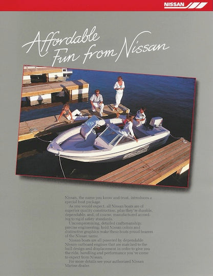 Nissan Bowrider SR1790BR Brochure