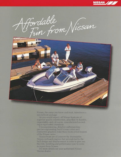 Nissan Bowrider SR1790BR Brochure