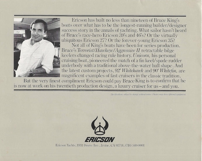 Ericson 381 Poster Brochure