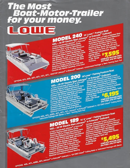 Lowe 1980s Package Brochure