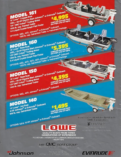 Lowe 1980s Package Brochure