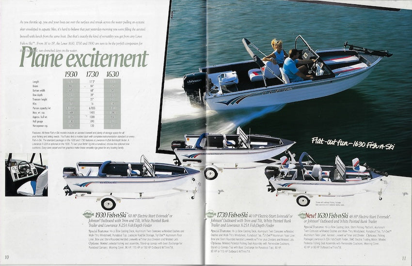 Lowe 1995 Brochure