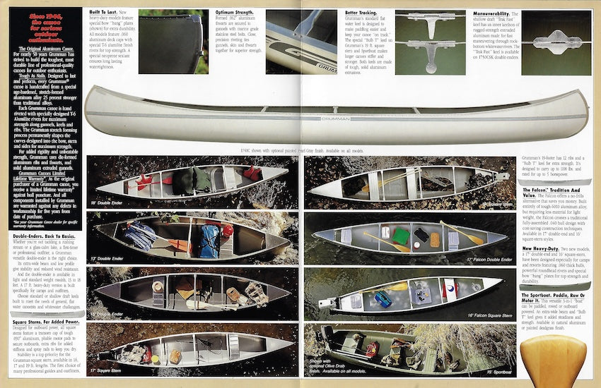 Grumman 1993 Canoes Brochure