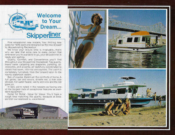 Skipperliner 1978/79 Houseboat Brochure