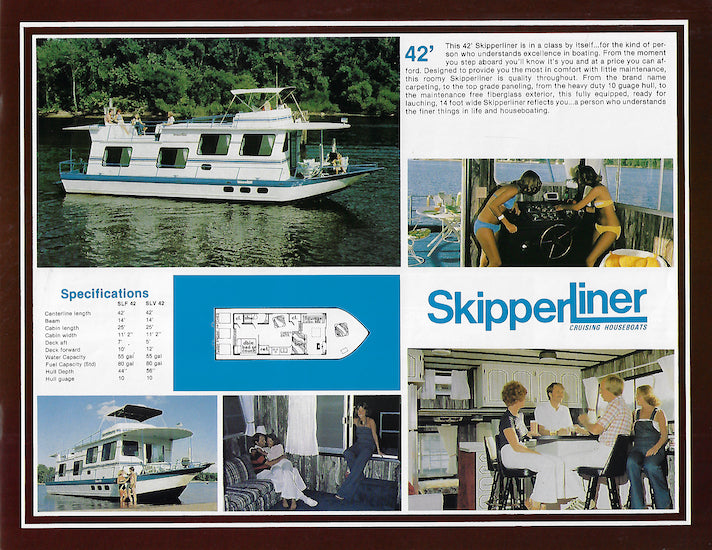 Skipperliner 1978/79 Houseboat Brochure