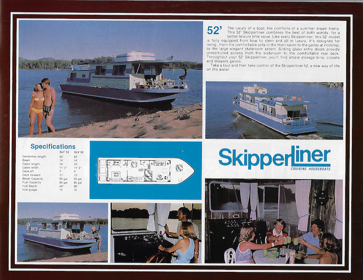Skipperliner 1978/79 Houseboat Brochure