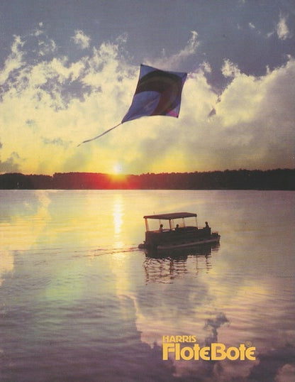 Harris 1985 FloteBote Pontoon Boat Brochure