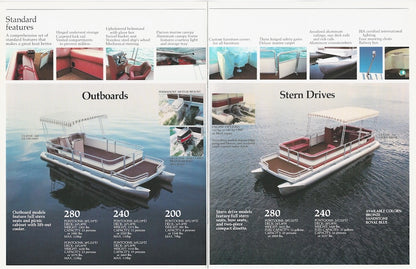 Harris 1985 FloteBote Pontoon Boat Brochure