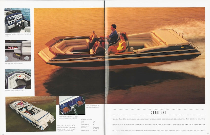 Harris 1995 FloteBote & FloteDek Brochure