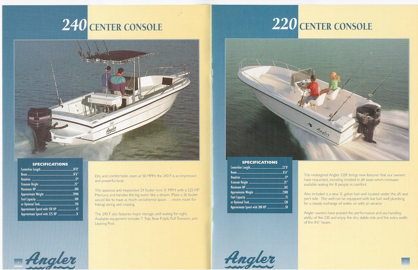 Angler 1999 Brochure