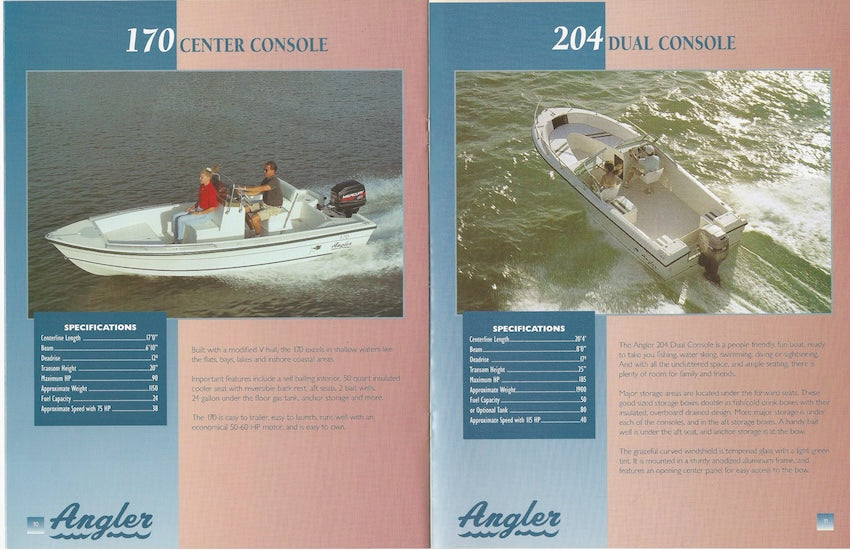 Angler 1999 Brochure