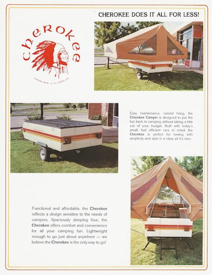 Landau Cherokee Camper Brochure