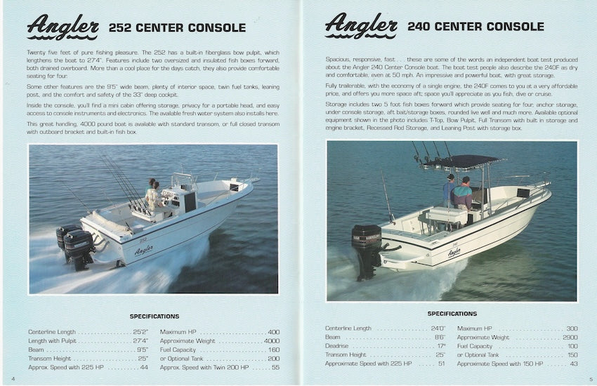 Angler 1995 Brochure