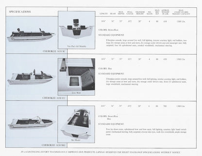 Landau Deep Boats Brochure