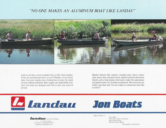 Landau Jon Boats Brochure