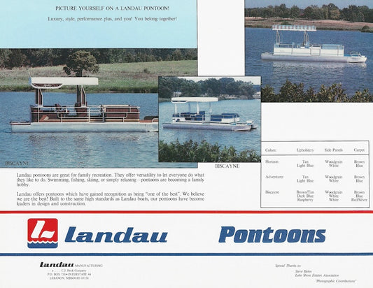 Landau Pontoon Boats Brochure