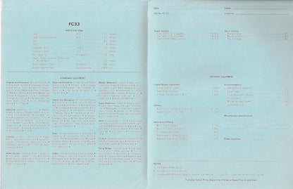 Egg Harbor 33 Family Cruiser Specification Brochure