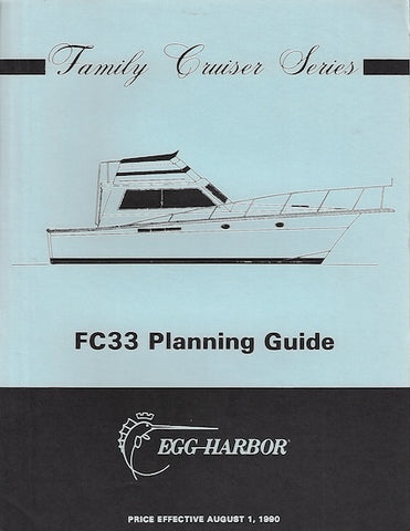 Egg Harbor 33 Family Cruiser Specification Brochure