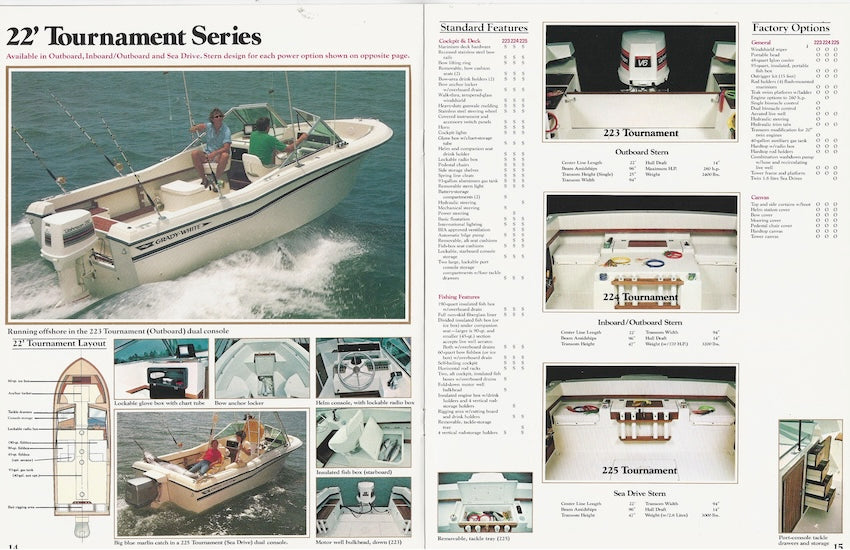 Grady White 1984 Brochure – SailInfo I boatbrochure.com