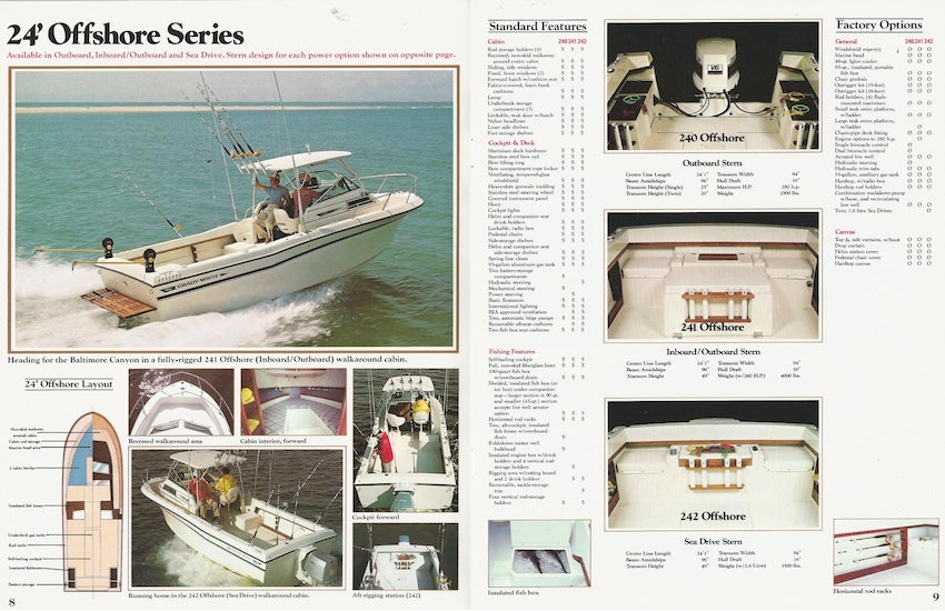 Grady White 1984 Brochure
