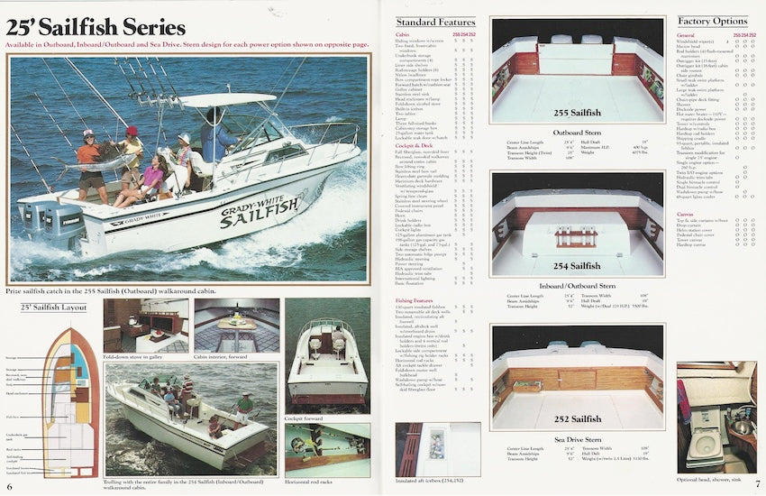 Grady White 1984 Brochure – SailInfo I boatbrochure.com
