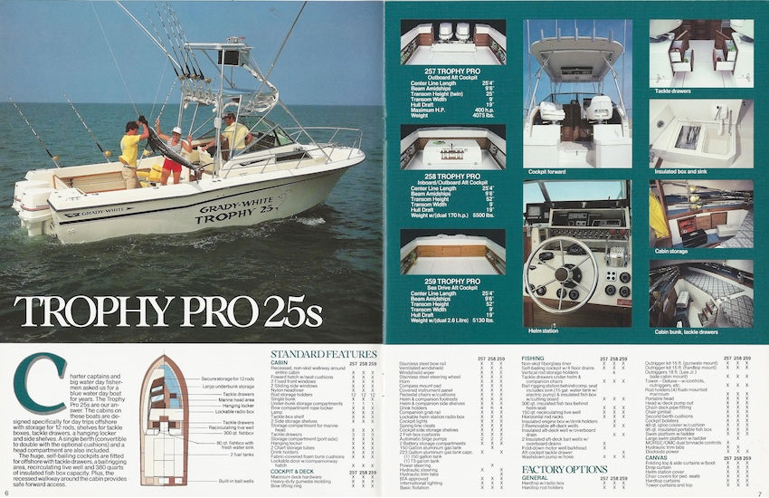 Grady White 1985 Brochure
