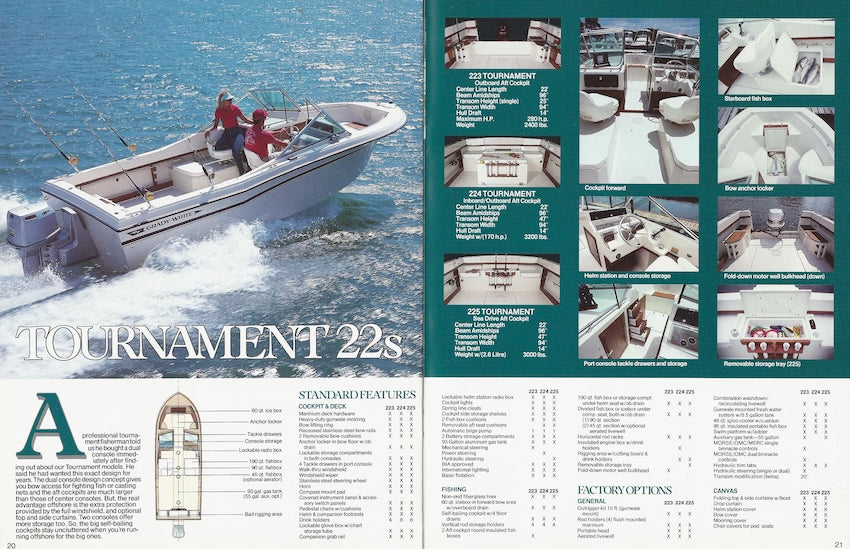 Grady White 1985 Brochure