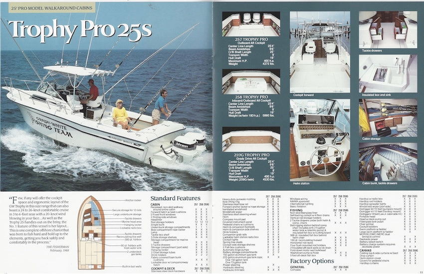 Grady White 1989 Brochure