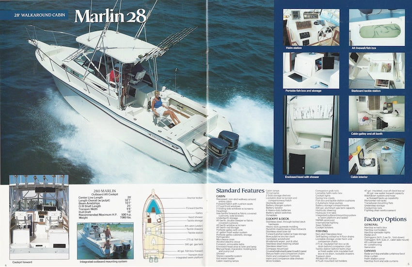 Grady White 1991 Brochure