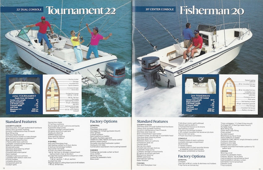 Grady White 1991 Brochure
