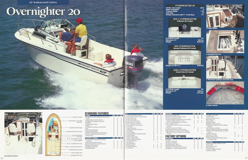 Grady White 1992 Brochure