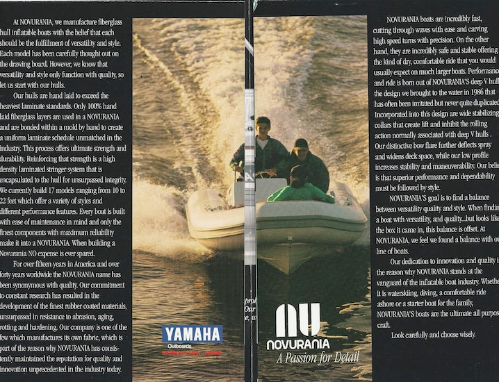 Novurania 1997 Poster Brochure