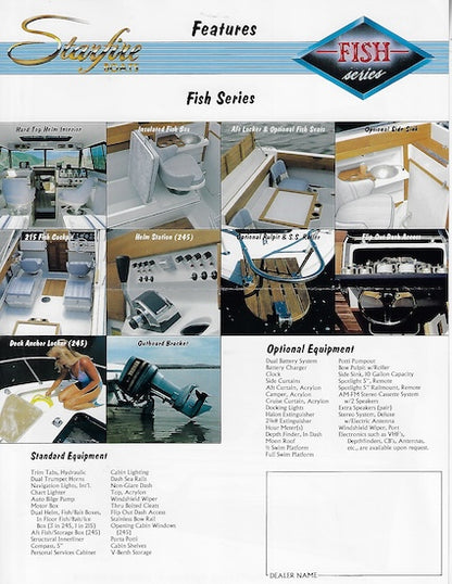 Starfire Fisherman 215 & 245 Brochure